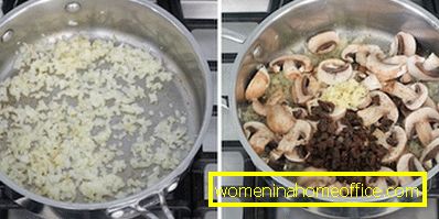 Курка з гречкою і грибами в духовці