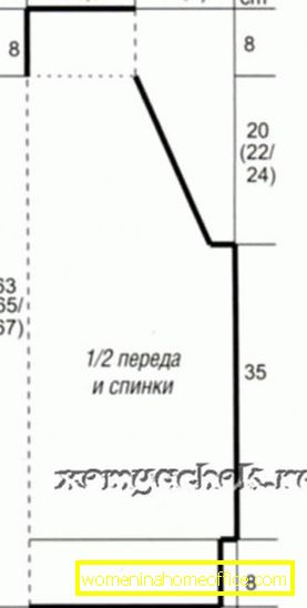 Жилет з товстої пряжі спицями та гачком